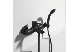 Смеситель для ванны с душем Ideal Standard Ceraline черный матовый - 2