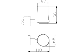 Стакан для зубных щеток Rav Slezak Colorado золото - 2
