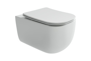 Унитаз подвесной Ceramica Nova Noel белый с сиденьем микролифт (CN3013)