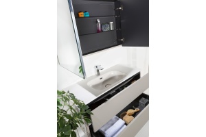 Зеркало-шкаф Armadi Art Vallessi 100 с подсветкой бежевый - 3