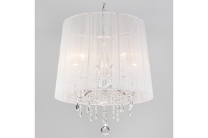 Подвесной светильник Eurosvet Allata 2045/5 хром/белый