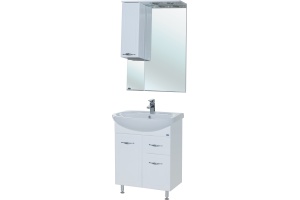 Тумба с раковиной Bellezza Стелла 65 1 ящик белая - 3