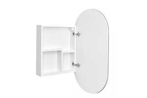 Зеркало-шкаф Aquaton Оливия 50 R белый глянцевый - 2