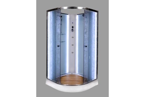 Душевая кабина Deto ЕМ1590N LED с гм.