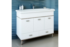 Тумба для комплекта Sanflor Бруно 105 белая, орегон