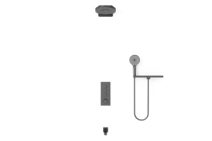 Душевой комплект Vincea Inspire с термостатом темный хром - 2