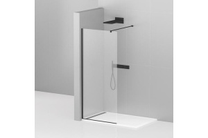 Душевая перегородка Cezares Liberta 130 черный (LIBERTA-L-1-130-120-C-NERO) - 2