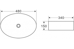 Рукомойник BelBagno BB1085 - 3