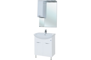 Зеркало-шкаф Bellezza Стелла 65 L белый - 2