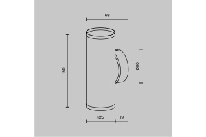 Бра Maytoni Technical Focus S C068WL-02B - 2