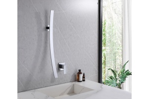 Смеситель для раковины встраиваемый Abber Daheim хром - 2