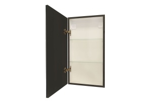 Зеркало-шкаф с подсветкой ART&MAX TECHNO AM-Tec-350-650-1D-L-DS-F-Nero - 3