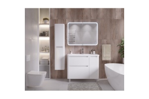 Зеркало-шкаф Grossman Адель белый 90 (209004) - 3