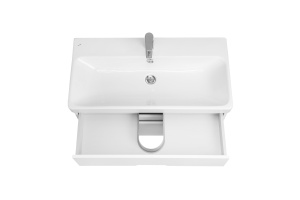 Тумба с раковиной Aquaton Оливия 90 белый матовый - 3