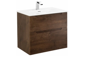 Тумба с раковиной BelBagno Etna 70 темное дерево - 2