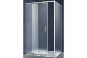 Душевой уголок Vincea Alpha 150х80 хром стекло рифленое