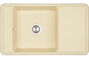 Мойка кухонная AQUATON Беллис 87 шампань