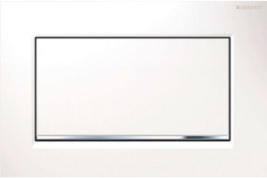 Кнопка смыва Geberit Sigma 30 115.893.KJ.1 белая / хром