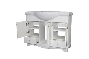 Тумба под раковину Mixline Прованс 80 539599 Белый ясень - 2