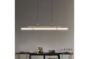 Подвесной светильник iLedex Zoom 9498P-46W-3000K GL-BR-WH - 2