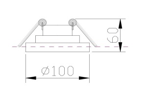 Встраиваемый светодиодный светильник Maytoni Joliet DL035-2-L6W - 2