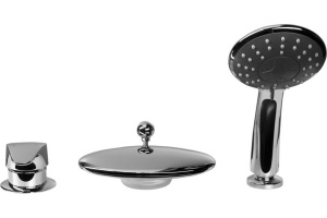 Смеситель Bravat Niagara F5140197CP-RUS на борт ванны - 2