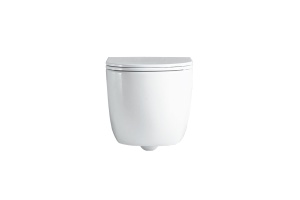 Унитаз подвесной Globo VT1-52T Tornado, цвет белый, ультратонкое soft-close сиденье, , шт - 2