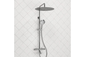 Душевая система WasserKraft 40 с термостатом хром - 2