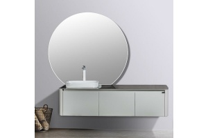 Зеркало Black&White Universell 130 с подсветкой - 2