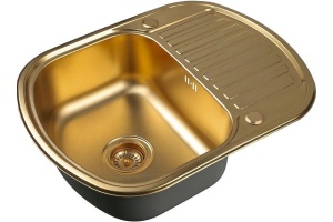 Мойка кухонная Zorg Inox Pvd SZR-6249 bronze