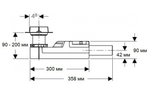 Душевой трап Geberit  (154.050.00.1) - 2