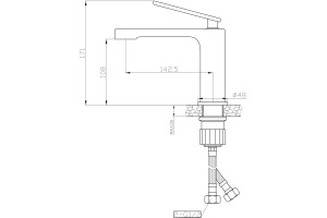 Смеситель Agger Beauty A2602100 для раковины - 2
