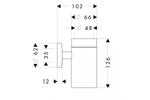 Стакан Hansgrohe Logis - 2