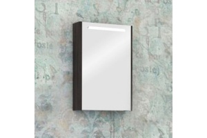 Зеркало-шкаф Aquaton Сильва 50 с подсветкой темное дерево - 3