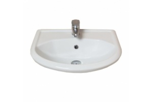 Тумба с раковиной Misty Уют 50 белая глянцевая - 2