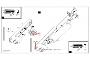 Накладной светильник Eglo ПРОМО Bari 1 94987 - 2