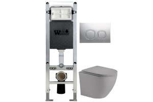 Комплект Weltwasser AMBERG 350 ST + MERZBACH 004 MT-GR + AMBERG RD-MT CR (10000006557)