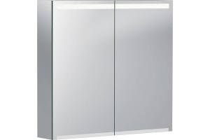 Шкаф зеркальный Option 75 с подсветкой пекан/меламин Geberit 500.205.00.1