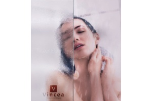 Душевой уголок Vincea Garda 110х100 хром стекло рифленое - 2