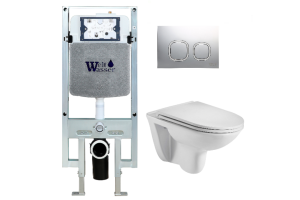 Комплект Weltwasser AMBERG 497 ST + BAARBACH 004 GL-WT + AMBERG RD-CR (10000006680)