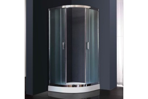 Душевой уголок Royal Bath НК 100х100 с поддоном профиль хром стекло матовое