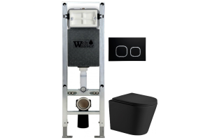 Комплект Weltwasser AMBERG 350 ST + SALZBACH 004 MT-BL + AMBERG RD-BL (10000006579)