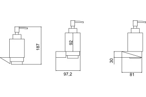 Дозатор Boheme New Venturo 10317-CR - 2
