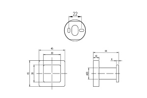 Крючок Villeroy&Boch Elements Striking хром - 2