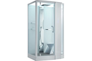 Душевая кабина Orans SR-89105RS белая, с баней