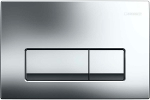 Комплект Система инсталляции для унитазов Geberit Duofix Платтенбау 458.125.21.1 4 в 1 с кнопкой смыва + Чаша для унитаза подвесного Jacob Delafon - 2