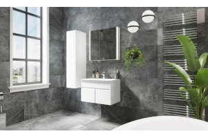 Шкаф-пенал Roca UP L, белый, с бутылочницей - 3