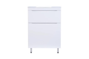 Тумба под раковину Style Line Бергамо 60 Люкс Plus, белый (СС-00002307)