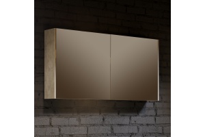 Зеркало-шкаф Aqwella 5 stars Mobi 120 бетон светлый - 2