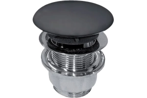 Донный клапан Kerasan Nolita черный матовый (923331)